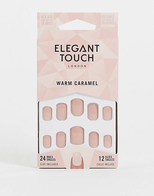 Elegant Touch Warm Caramel False Nails