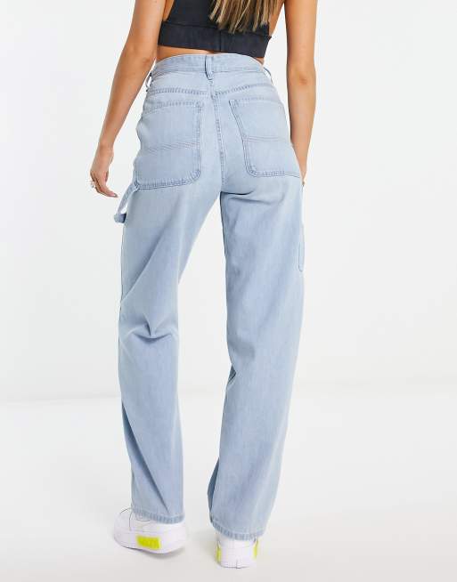Elelement Utility jeans in bleached denim , 4 of 4