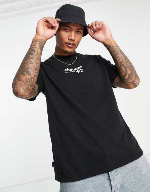 Element - 1992 - T-shirt met print op de achterkant in zwart