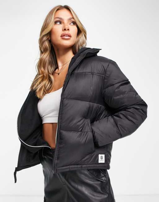 Element - Alder Arctic - Gewatteerd jack in zwart