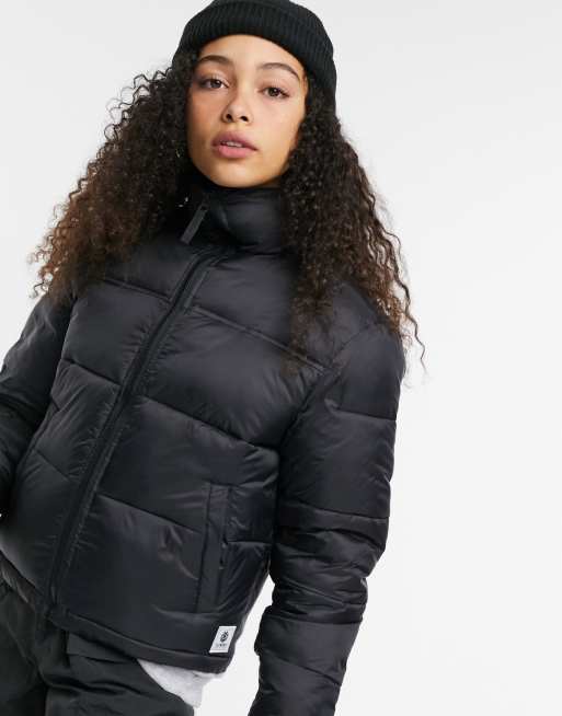 Element Alder Arctic puffer jacket in black