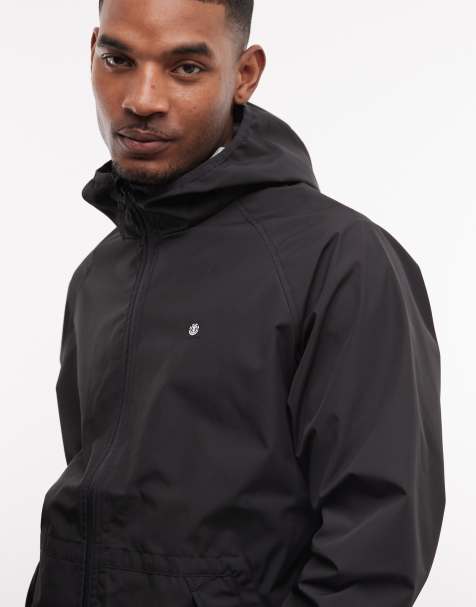 Element – Alder – Wasserdichte Shell-Regenjacke in Schwarz - view 1