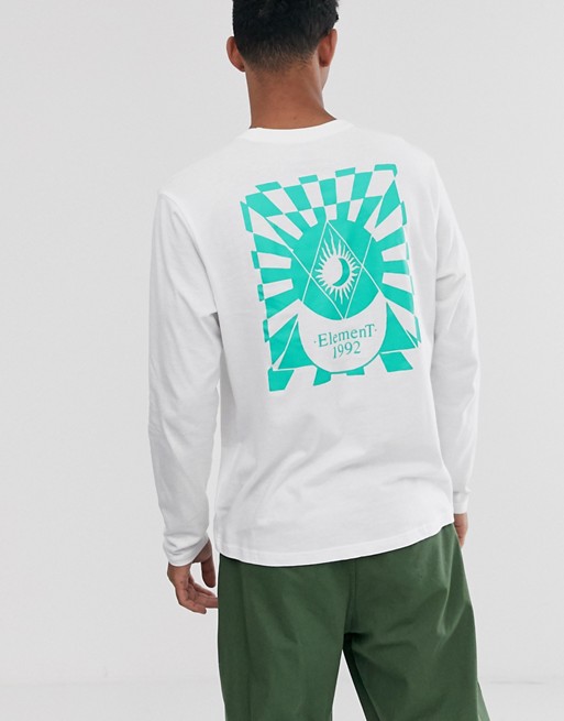 Element Ambience long sleeve top in white