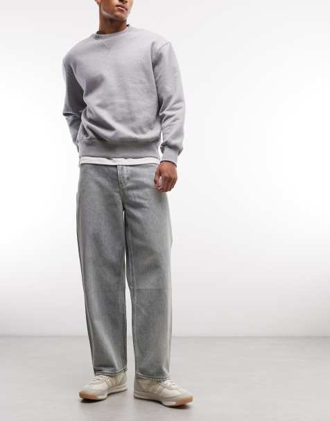 Element - Baggy denim jeans in lichtblauwe wassing - view 1