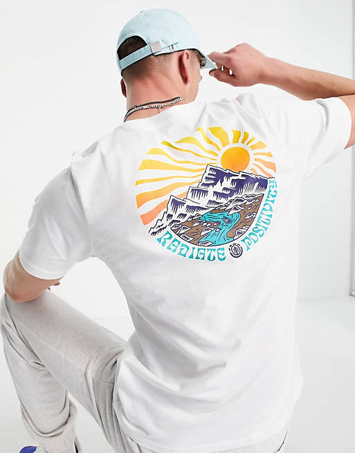 Element Balmore t-shirt in white