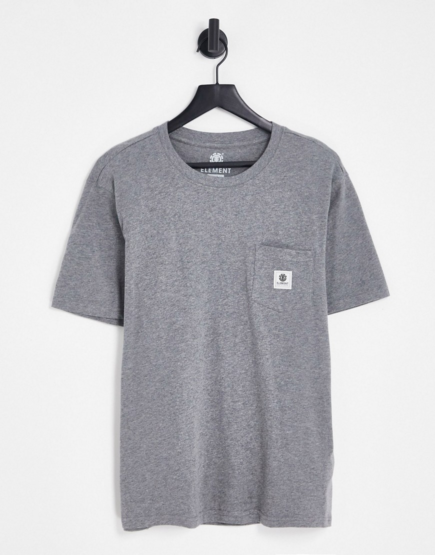 Element Basic Pocket T-Shirt in Gray