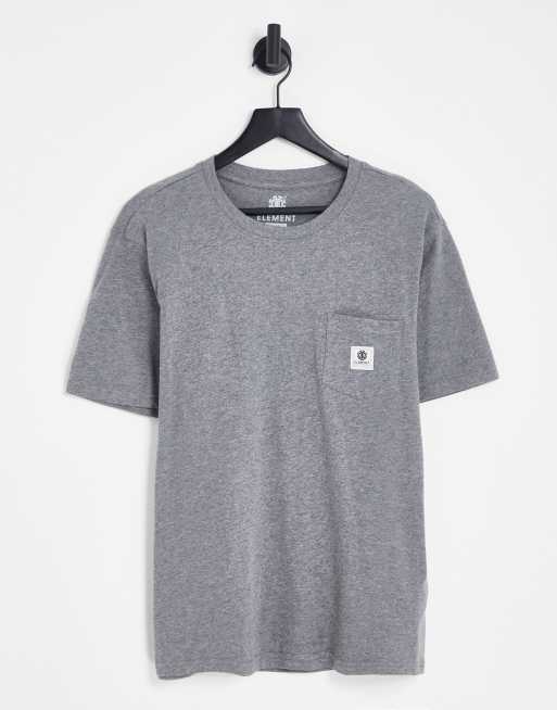 Element Basic Pocket T-Shirt in Gray  
