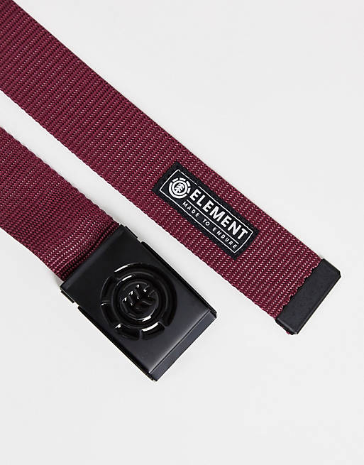  Belts/Element Beyond Belt in burgundy 
