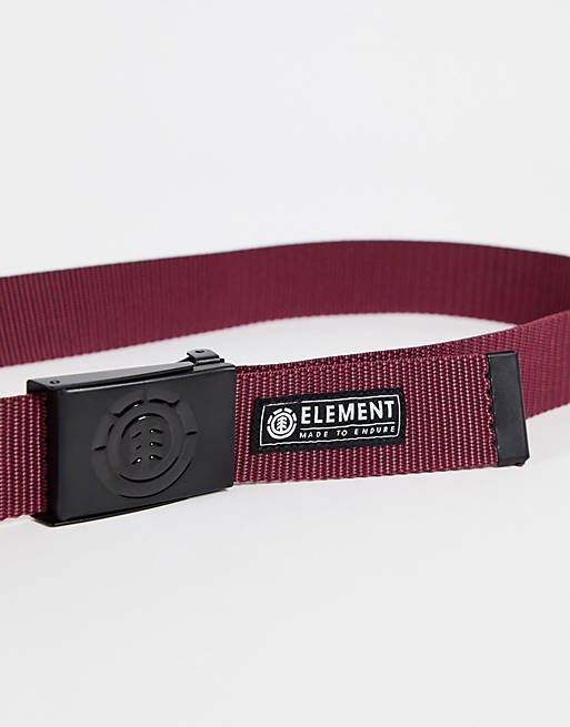  Belts/Element Beyond Belt in burgundy 