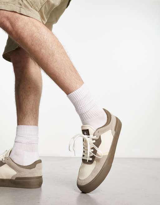 Element - Canvas sneakers in donkerbeige