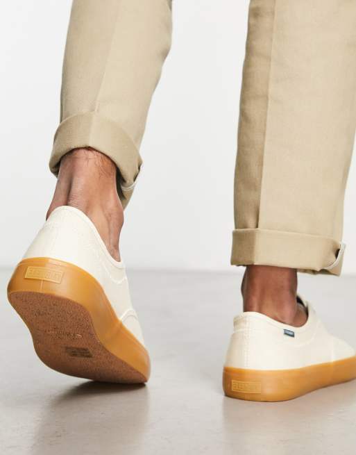 Element canvas sneakers with gum sole in cream