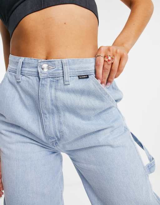 Element – Cargojeans i blekt denim , 3 av 4