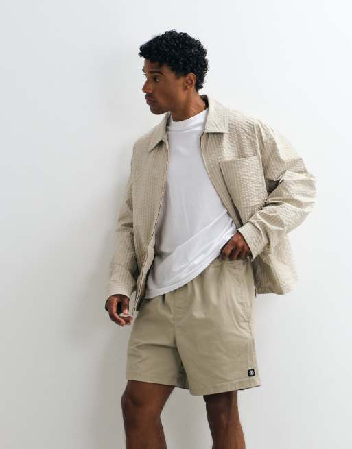 Element Chino-Shorts in Stone mit normaler Passform, 2 von 5