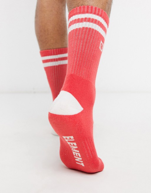 Element Clearsight socks in red