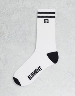 Element Clearsight socks in white