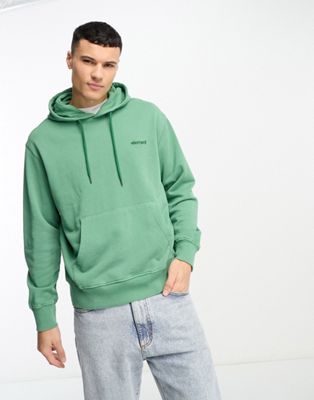 Element cornell 3.0 premium oversized hoodie in washed green - ASOS Price Checker