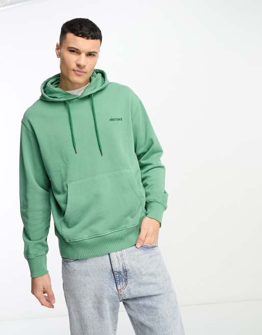 Element cornell 3.0 premium oversized hoodie in washed green | ASOS