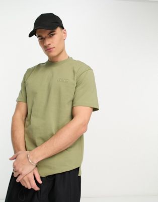 Element crail 3.0 premium washed t-shirt in oil green - ASOS Price Checker