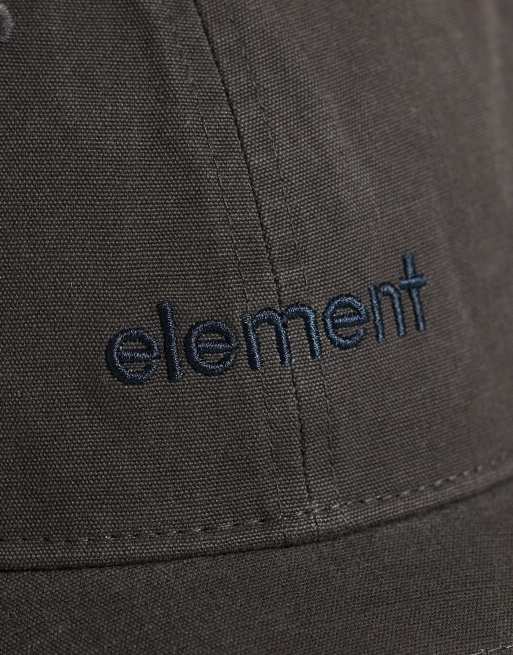 Element – Dad-Kappe in Dunkelbraun mit Kleinbuchstaben-Logo, 2 von 3