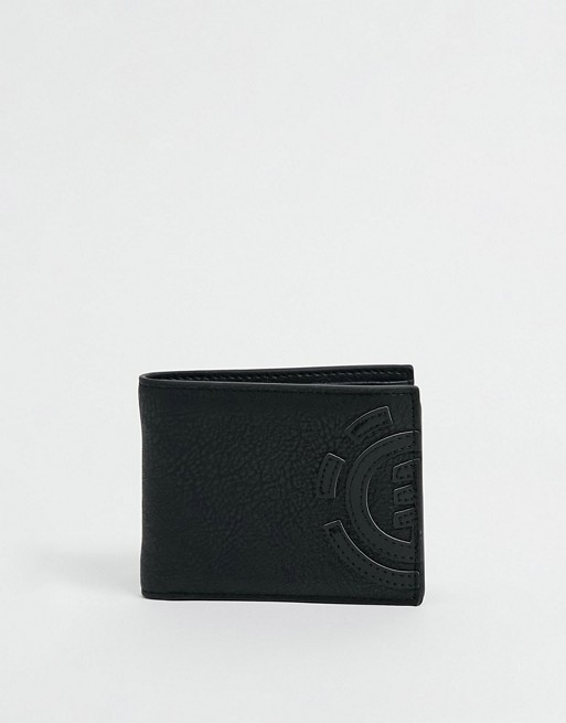 Element Daily wallet in black