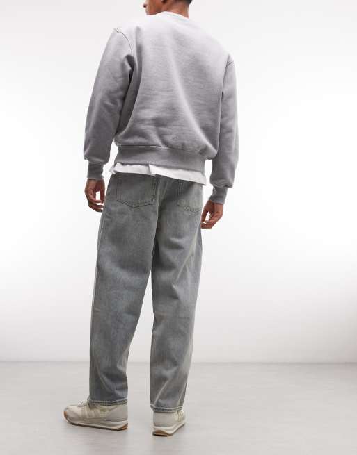 Element denim baggy jeans in light blue wash, 2 of 5