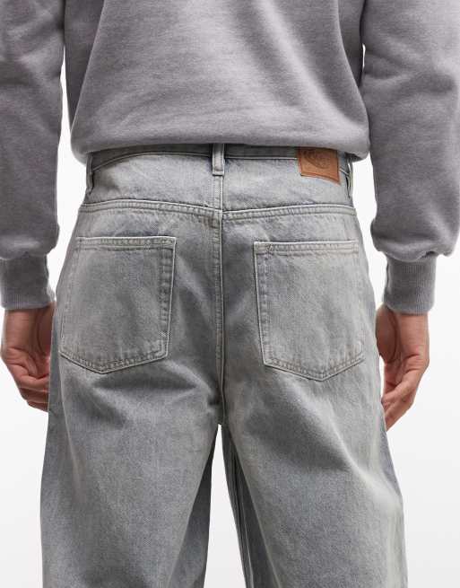 Element denim baggy jeans in light blue wash, 4 of 5