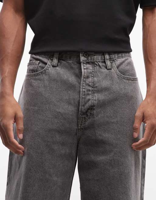 Element denim baggy jeans in mid grey, 4 of 5