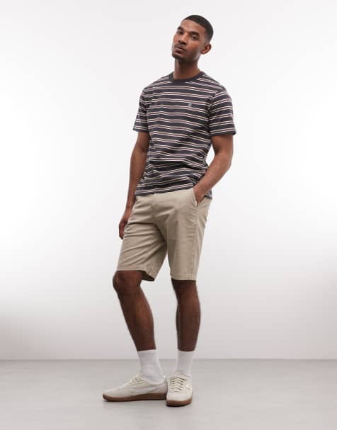 Element denim shorts in beige - view 1