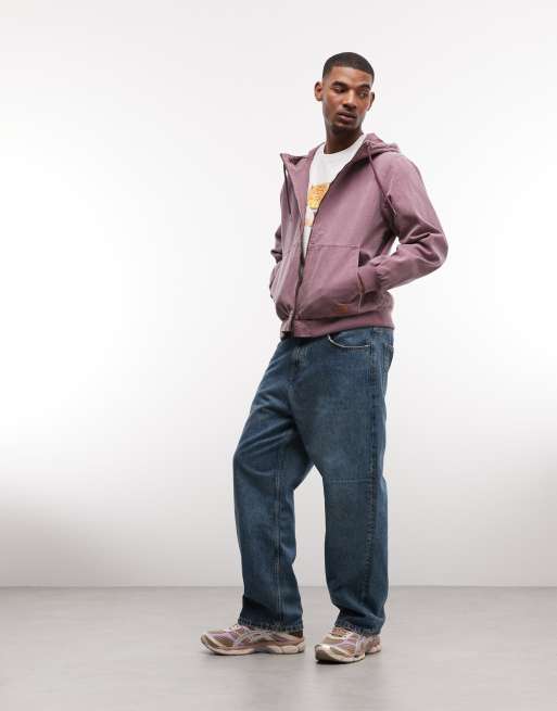 Element dulcey canvas hooded jacket  in washed pink, 2 of 5