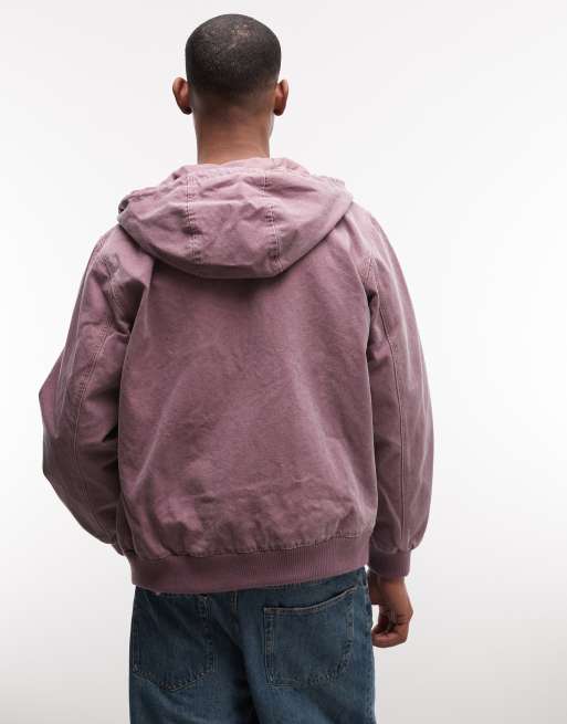Element - Dulcey - Veste en toile à capuche - Rose délavé, 3 de 5