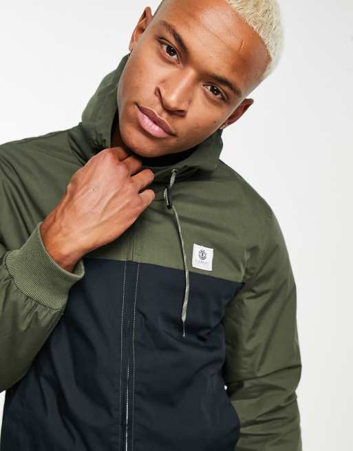 Element Dulcy jacket in khaki/ navy | ASOS