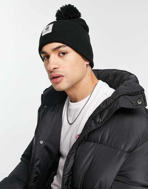 Element Dusk pom beanie in black, 2 of 4