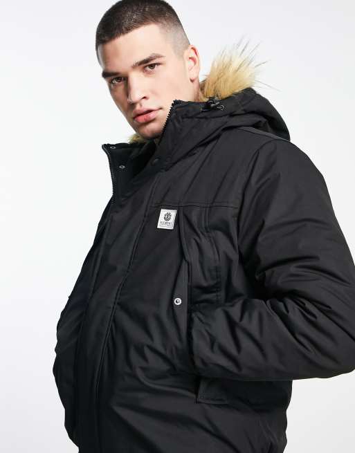 Element Explorer jacket in black ASOS