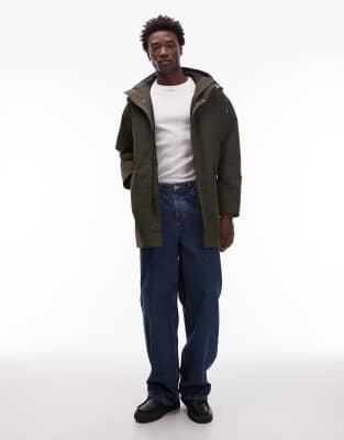 Element Fishtail Parka In Green