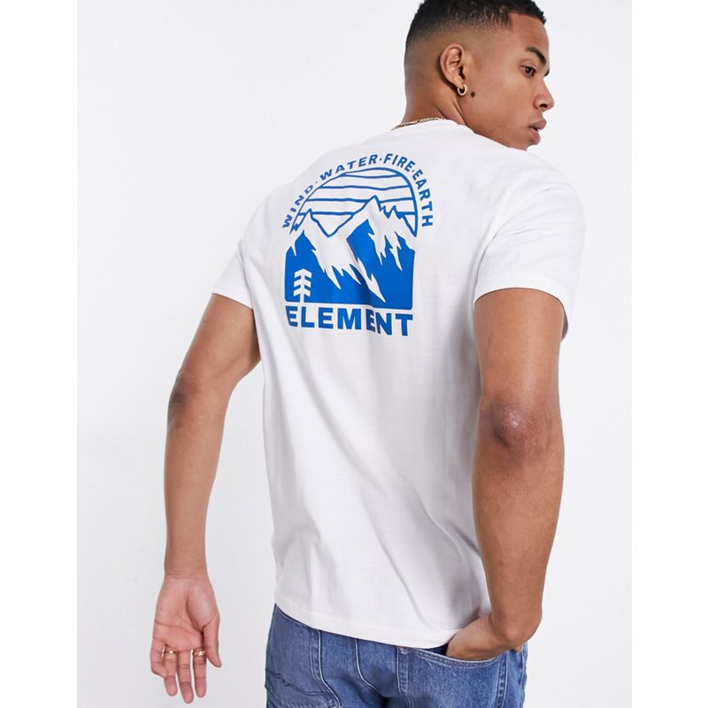 Element – Foxwood – T-Shirt in Weiß