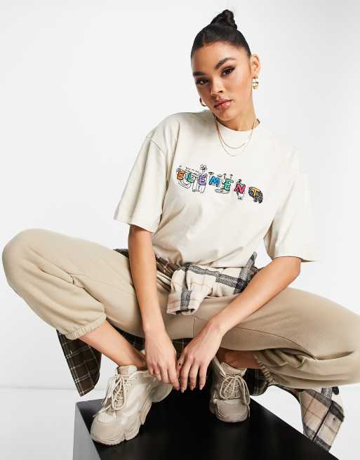 Element – Galaxy Big – Beige t-shirt