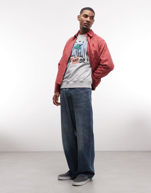 Element – Grå sweatshirt med tryck, 3 av 5
