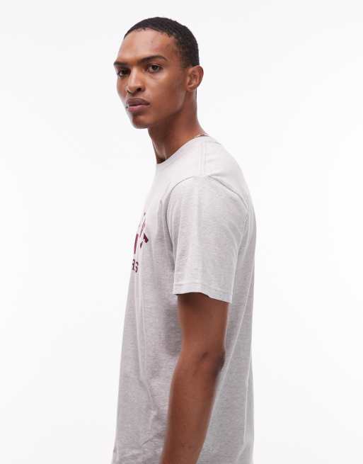 Element – Home Team – T-Shirt in Mittelgrau mit College-Logo, 3 von 5