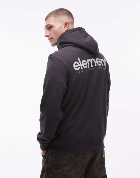 Element - Hoodie met Element-logo op de achterkant in zwart - view 1