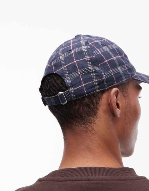 Element Icon dad checked cap in navy