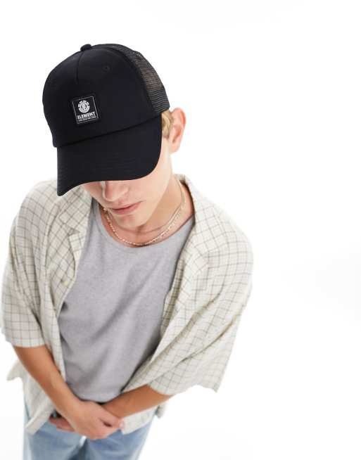 Element icon mesh cap in black | ASOS