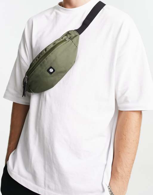 Element Jock bum bag in khaki ASOS