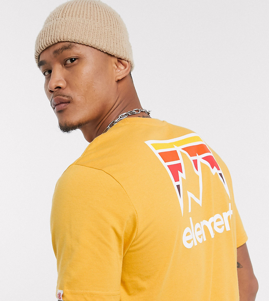 Element - Joint T-shirt gialla - In esclusiva per ASOS-Giallo