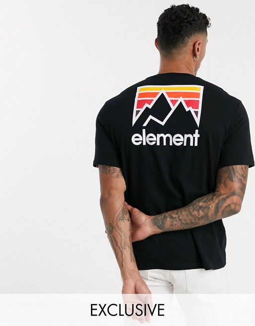 Element Joint t-shirt in black Exclusive at ASOS