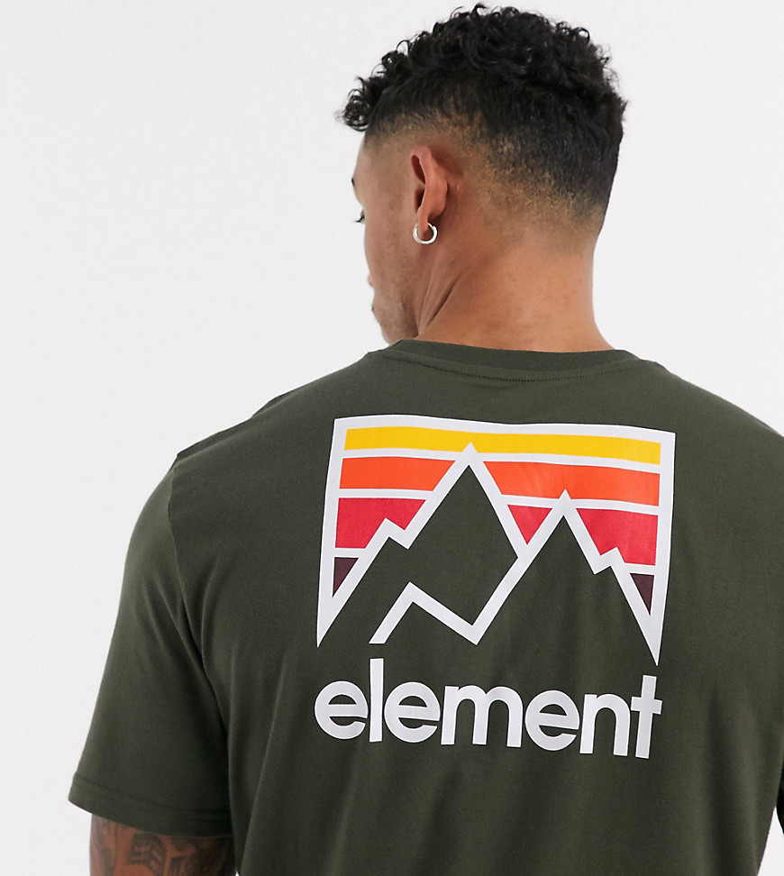 Element - Joint T-shirt in groen - Exclusief bij ASOS