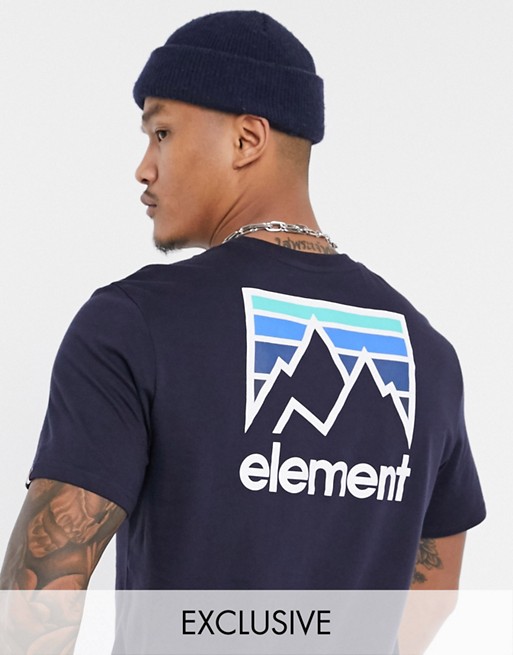 Element Joint t-shirt in navy Exclusive at ASOS