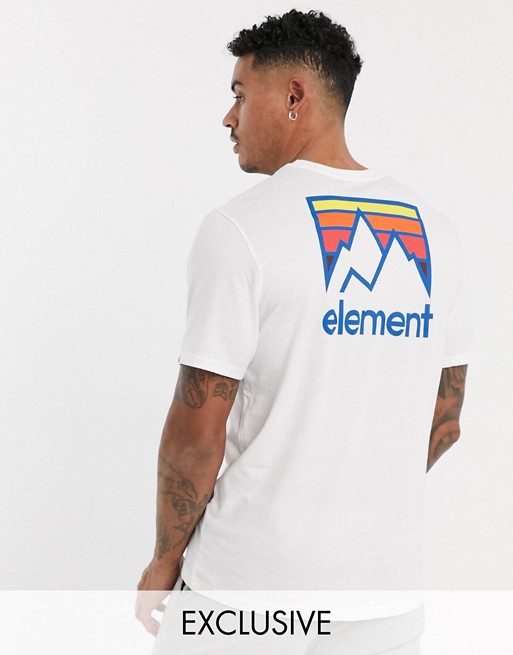 Element Joint t-shirt in white Exclusive at ASOS