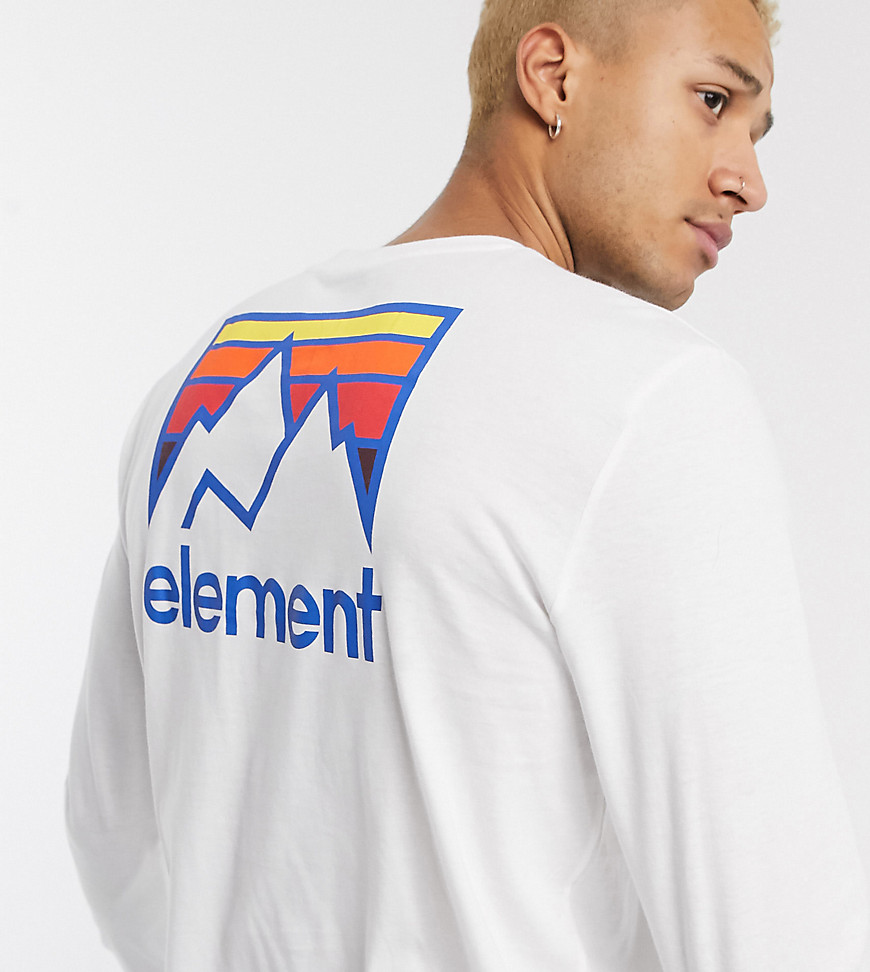 Element – Joint – Vit långärmad topp – Endast hos ASOS