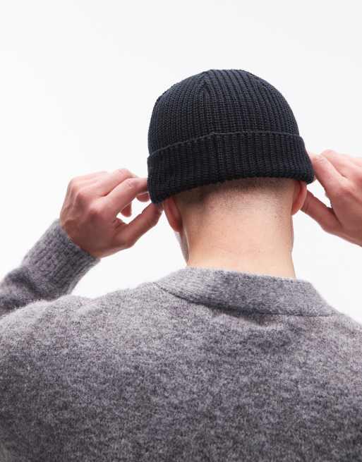 Element low docker beanie in black ASOS