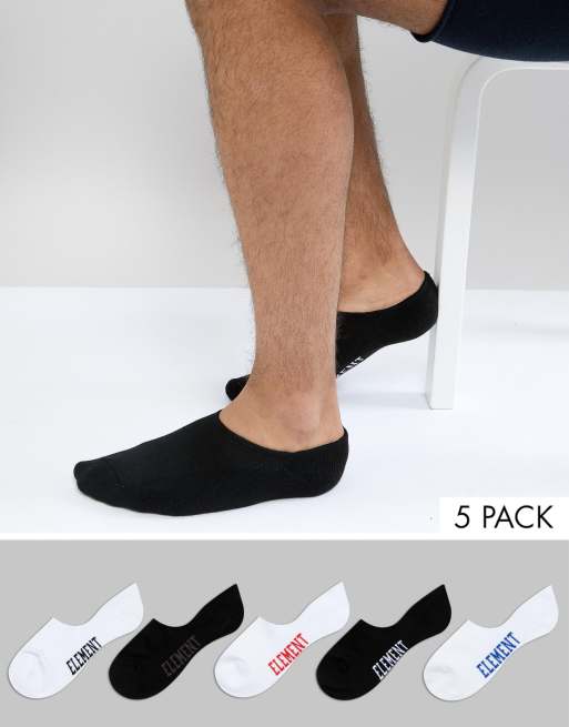 Element Low Rise 5 Pack Sneaker Socks